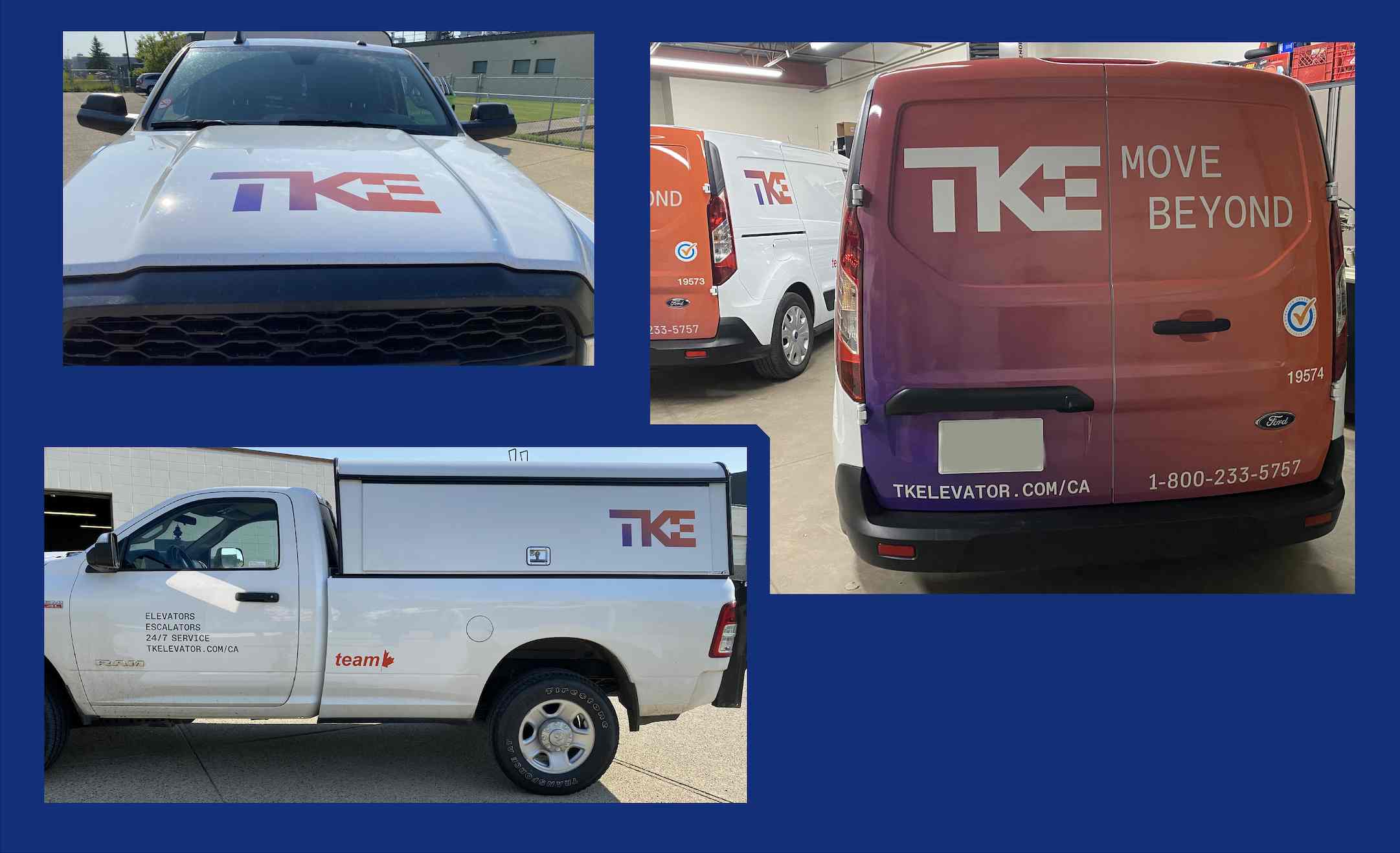 TKE Vehicle Wrap job